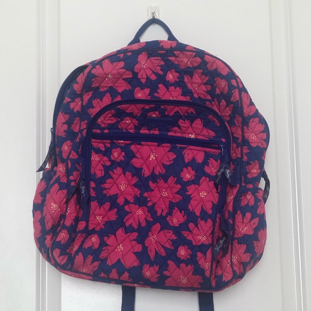 Vera Bradley XL Campus Backpack-Breast Cancer
